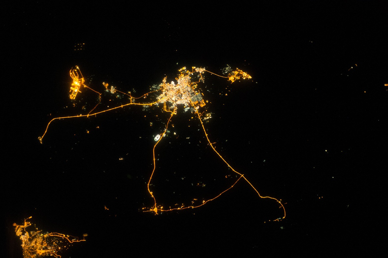 Illustration for article titled What do these nighttime satellite photos reveal about civilization?